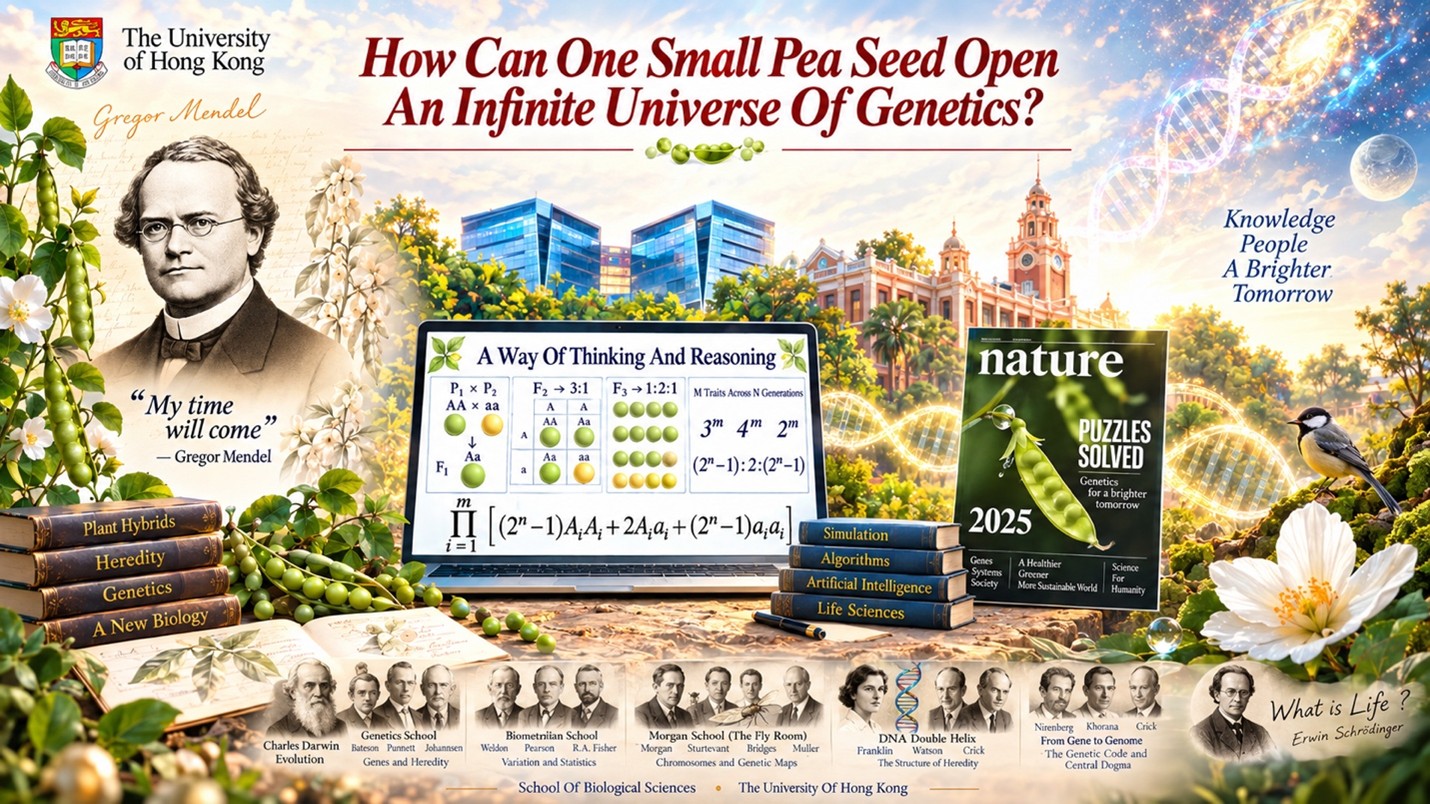 How Can One Small Pea Seed Open An Infinite Universe of Genetics?